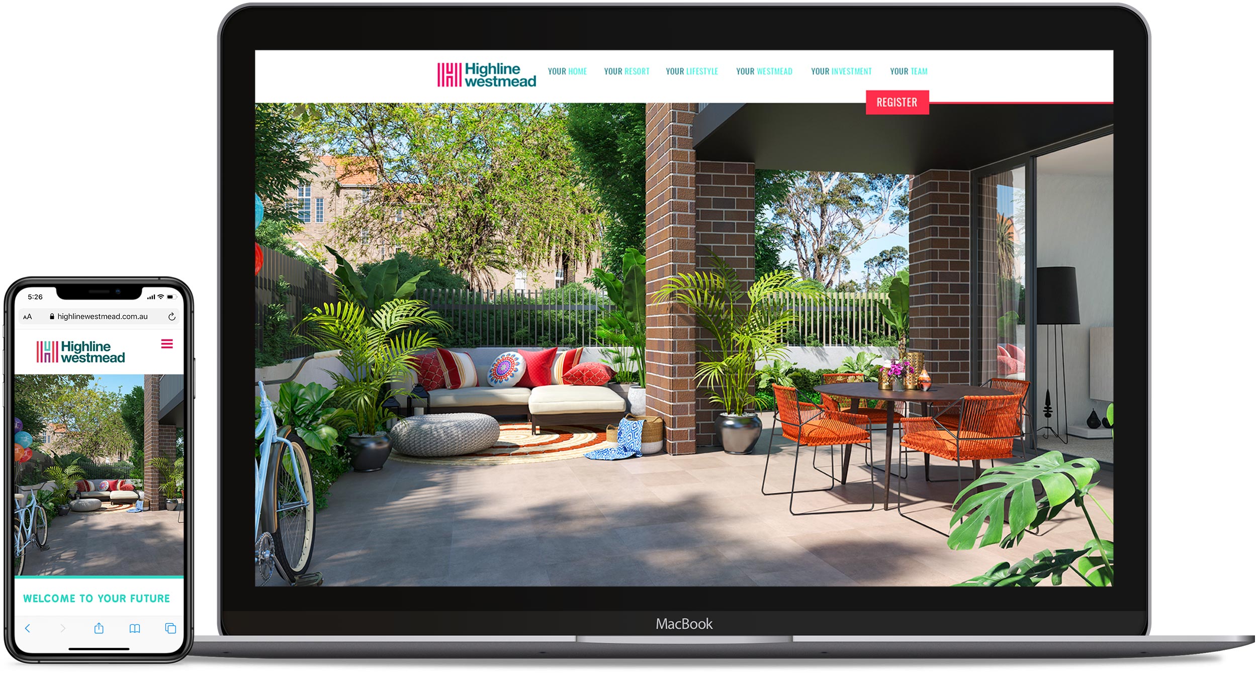 Highline responsive website