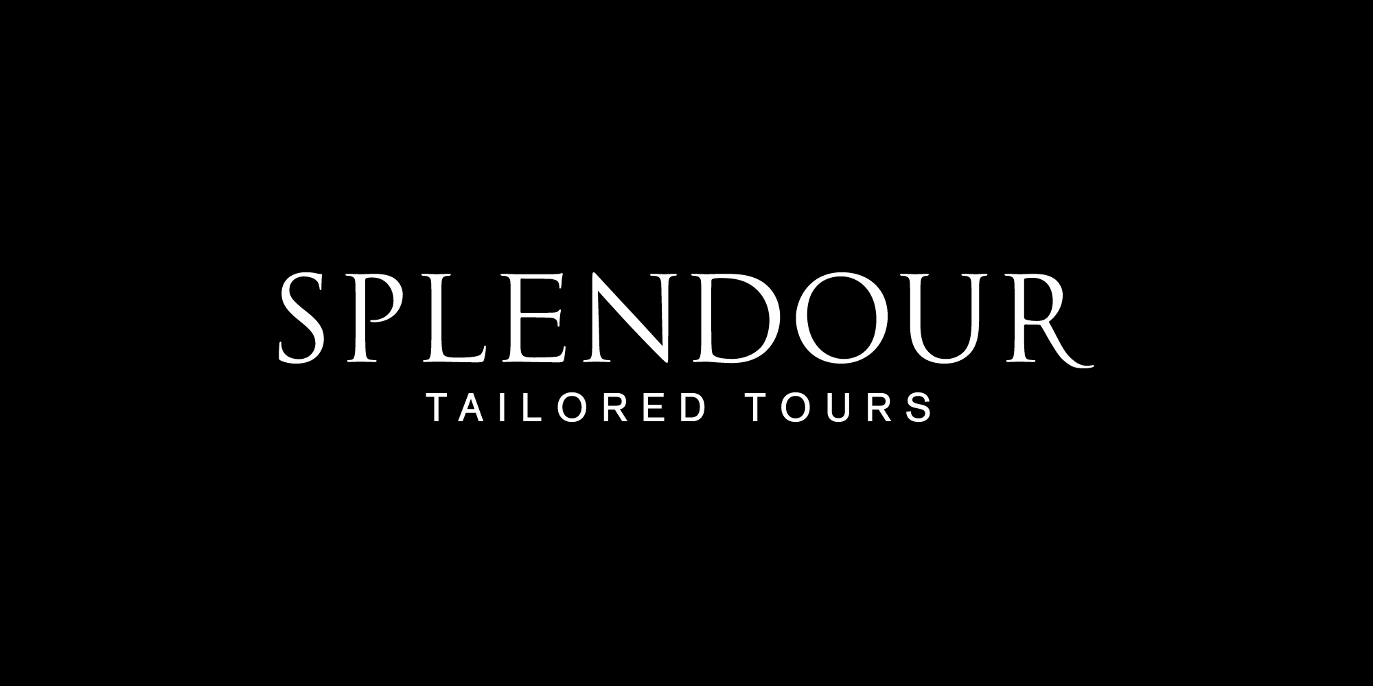 splendour tailored tours branding